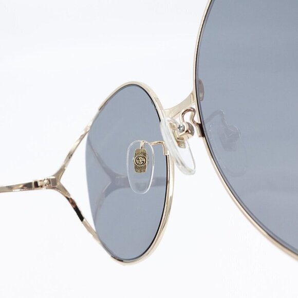 Gucci GG0595 Round Sunglasses Black Gray OS - Picture 8 of 16